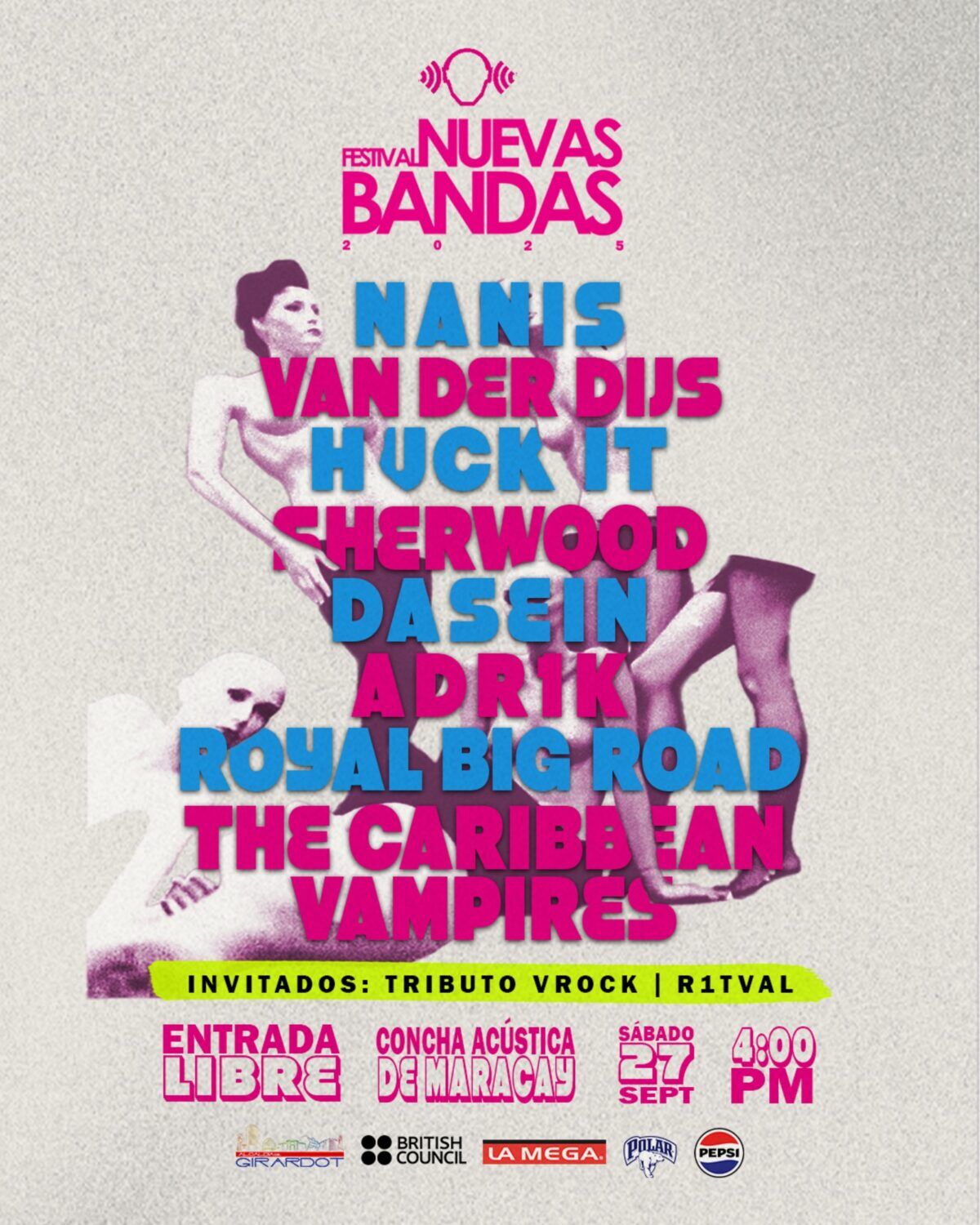 El Festival Nuevas Bandas anunció los grupos concursantes de su edición 2025