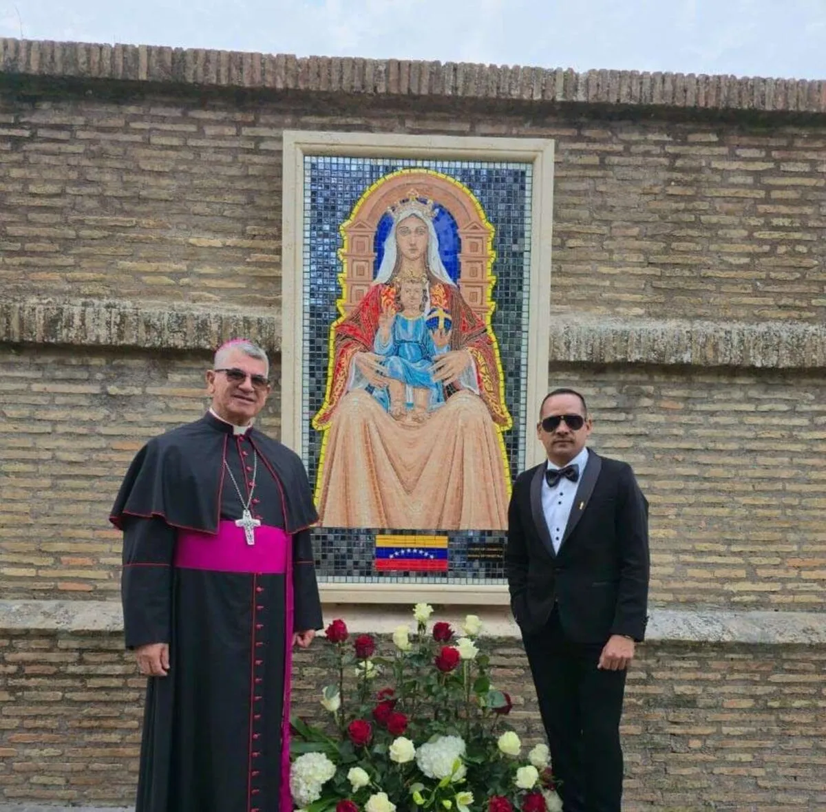 Develaron el mosaico de la Virgen de Coromoto en los jardines del Vaticano
