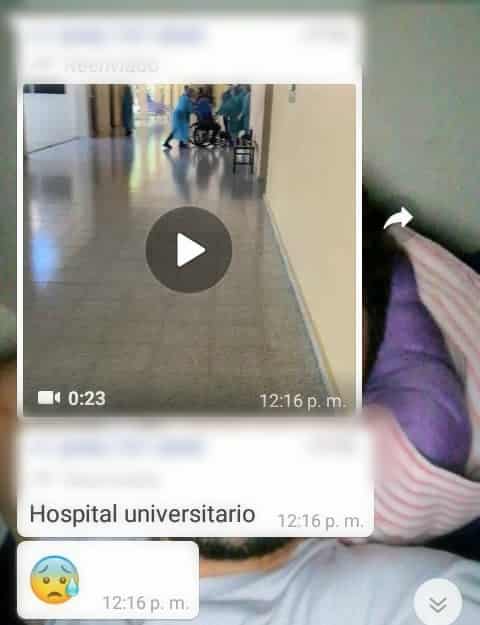 ¿El video de una paciente sospechosa de coronavirus se grabó en Venezuela?