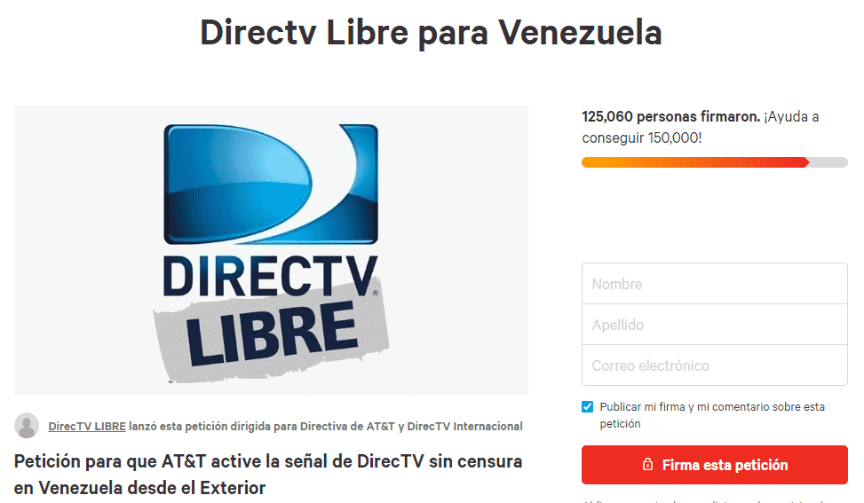 ¿Qué se está haciendo para lograr el regreso de Directv a Venezuela?