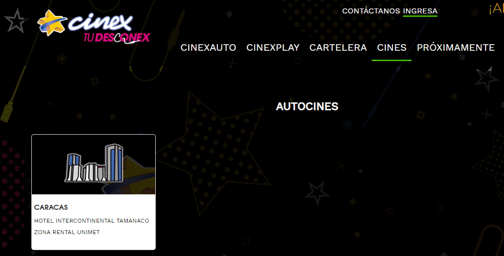 Cinex abrirá los autocines en Caracas: lo que debes saber