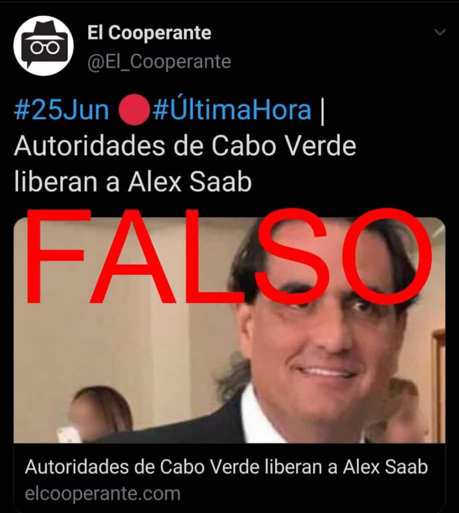 ¿Alex Saab fue liberado en Cabo Verde?