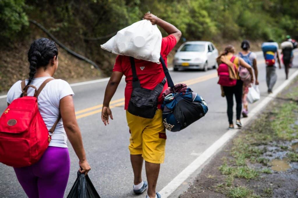 Migrantes venezolanos Colombia