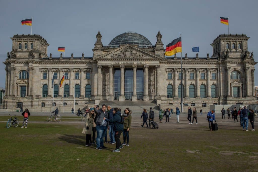 El Reichstag en Berlín, hogar del Parlamento alemán. Varios ex soldados representan al partido de extrema derecha AfD en el Parlamento
