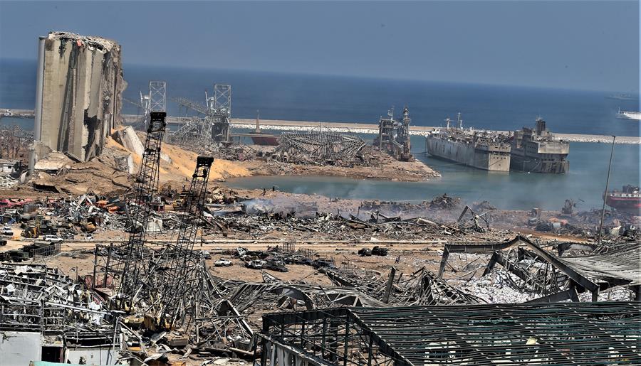 Beirut un día después: zona de desastre