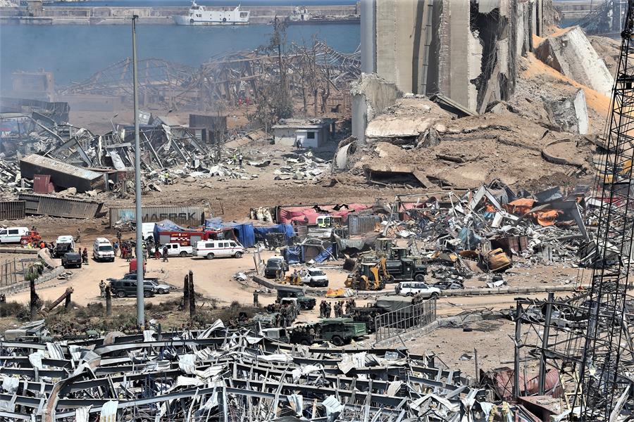 Beirut un día después: zona de desastre