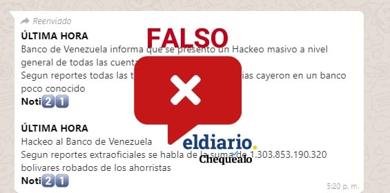 ¿Banco de Venezuela presentó hackeo masivo en todas las cuentas bancarias?