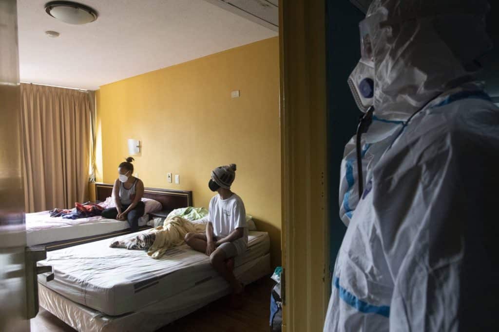 Hoteles reciben pacientes con coronavirus