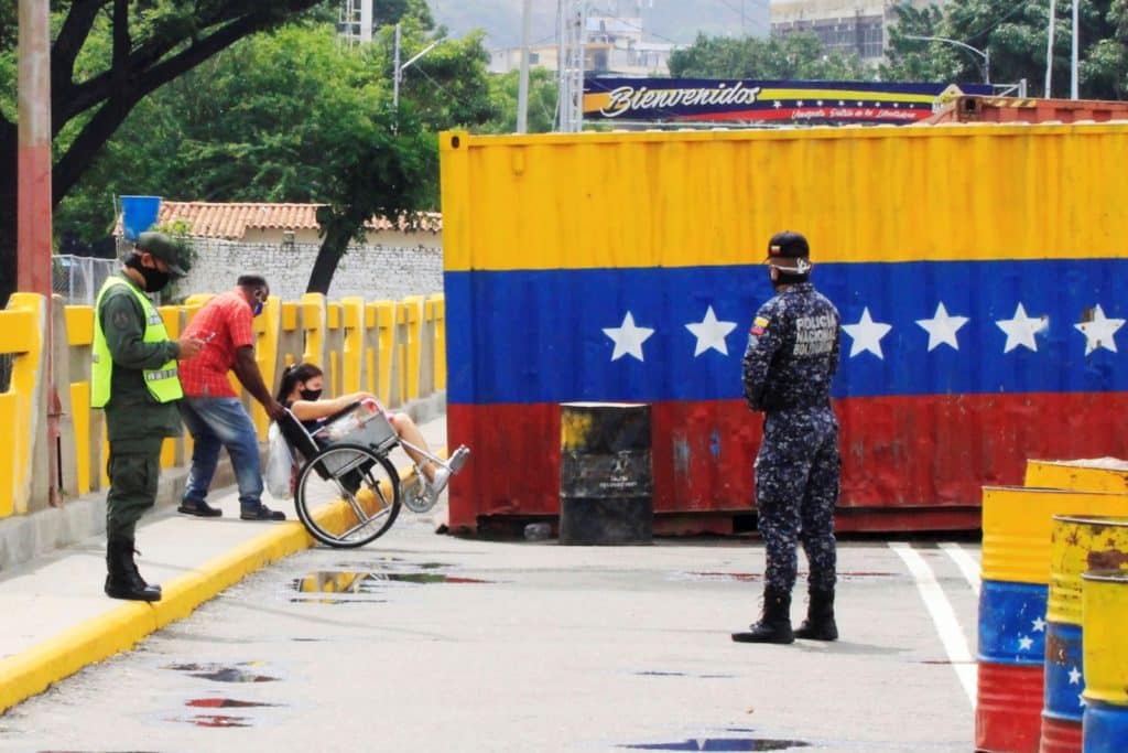 Frontera Venezuela - Colombia. Foto EFE