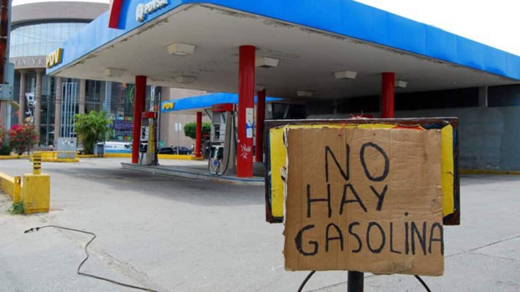 Protestas por falta de gasolina