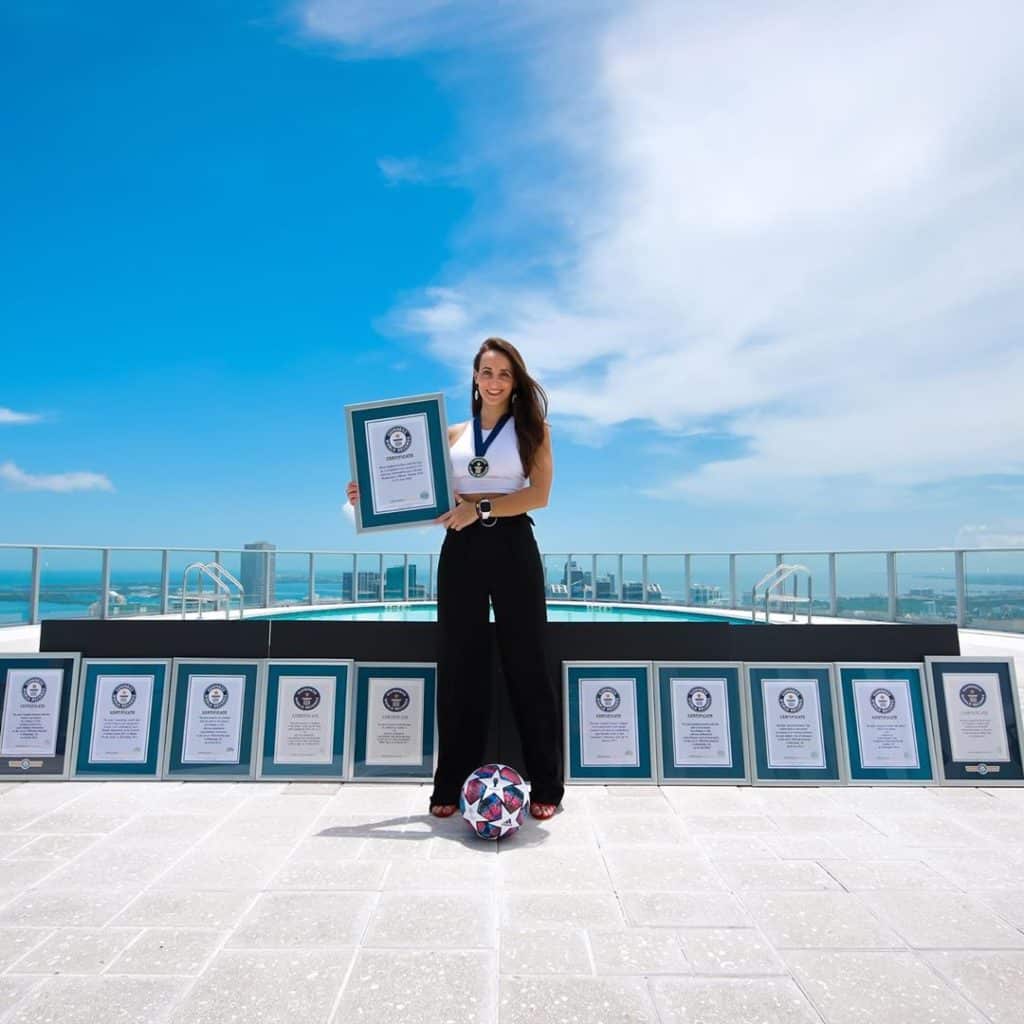 Laura Biondo: la venezolana que deslumbra al mundo con 11 récords Guinness