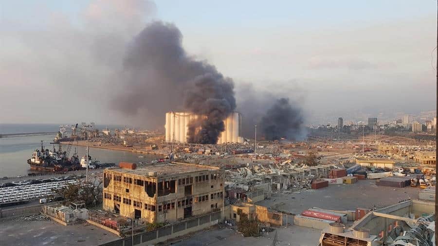 Beirut, las imágenes más impactantes de la explosión de un almacén