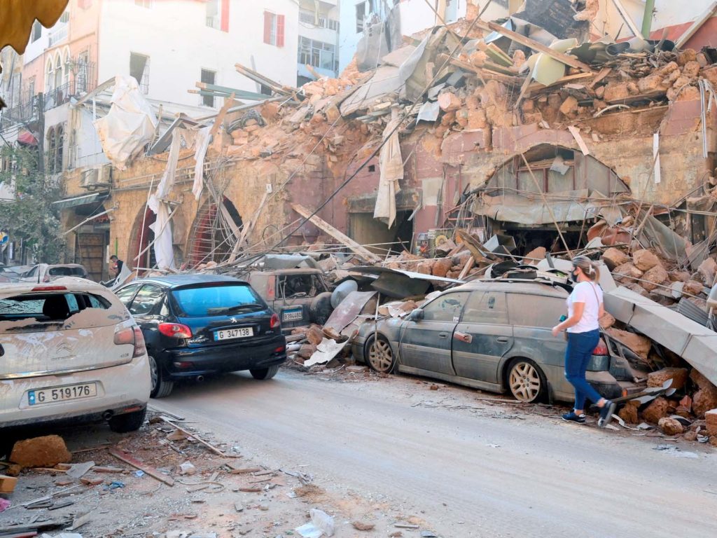 Beirut tras la explosión