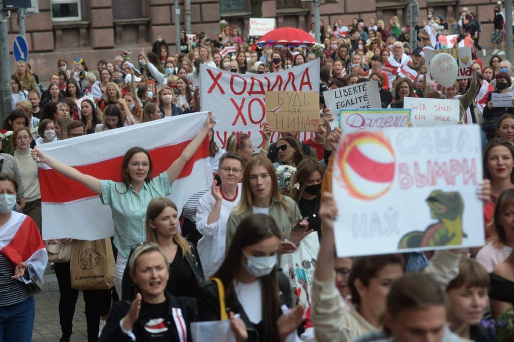 Protesta en Bielorrusia