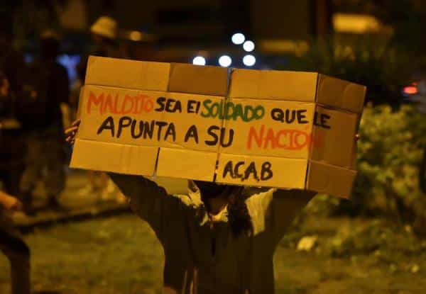 En Bogotá se registraron protestas esta semana