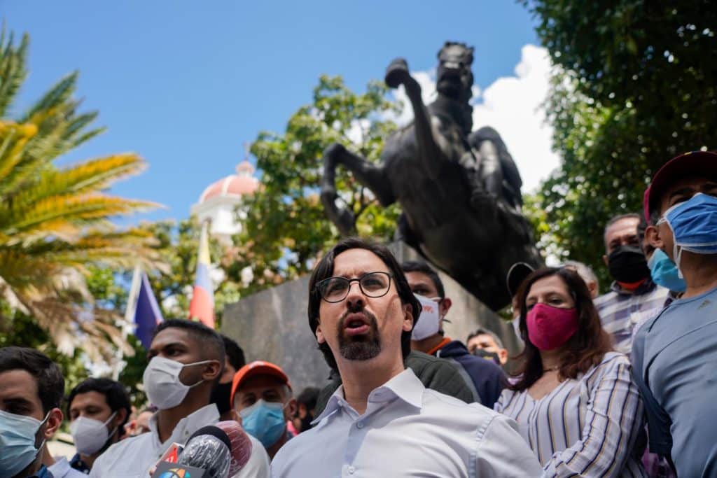 El encuentro de Freddy Guevara con las calles de Caracas