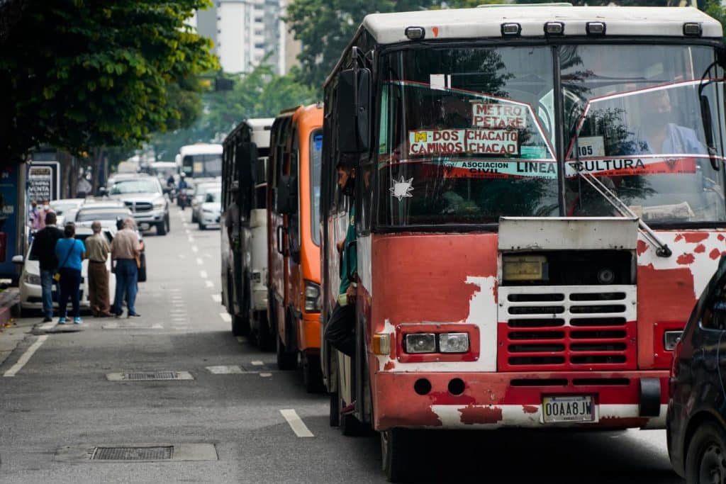 Transporte público en Caracas