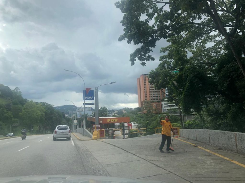estación de servicio en La Trinidad sin gasolina