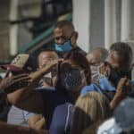 Colas para abastos en quinta crespo