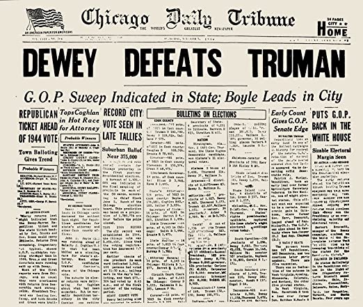 El milagro (im)posible de Harry S. Truman y la reedición de Trump