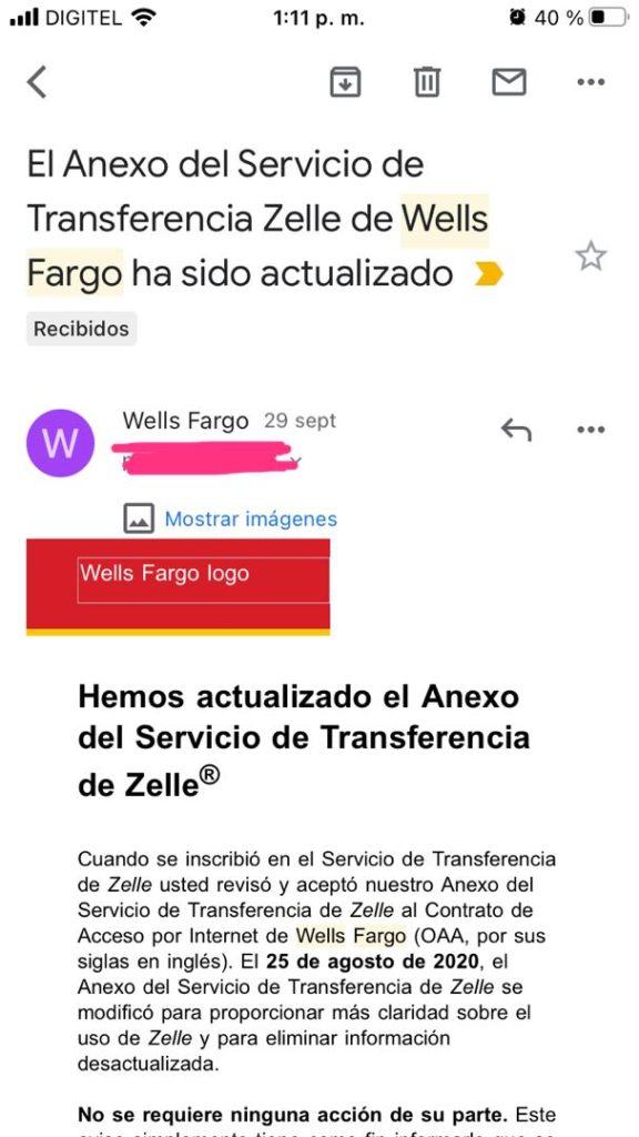 El Zelle del Wells Fargo nunca se fue de Venezuela