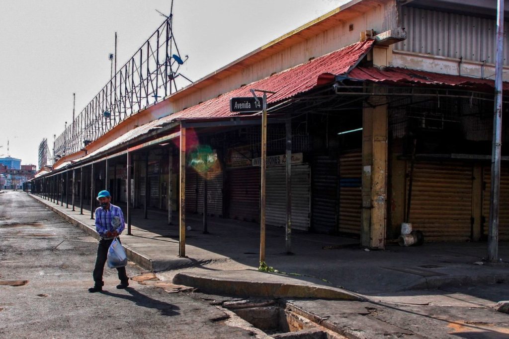 Un mercado en Maracaibo.