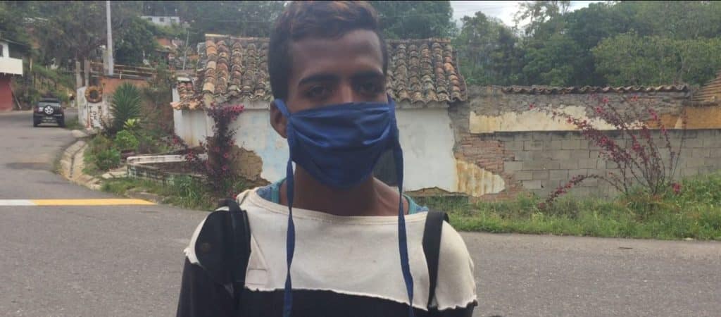 Caminantes venezolanos buscan oportunidades en otras latitudes Darwin Daniel, caminante