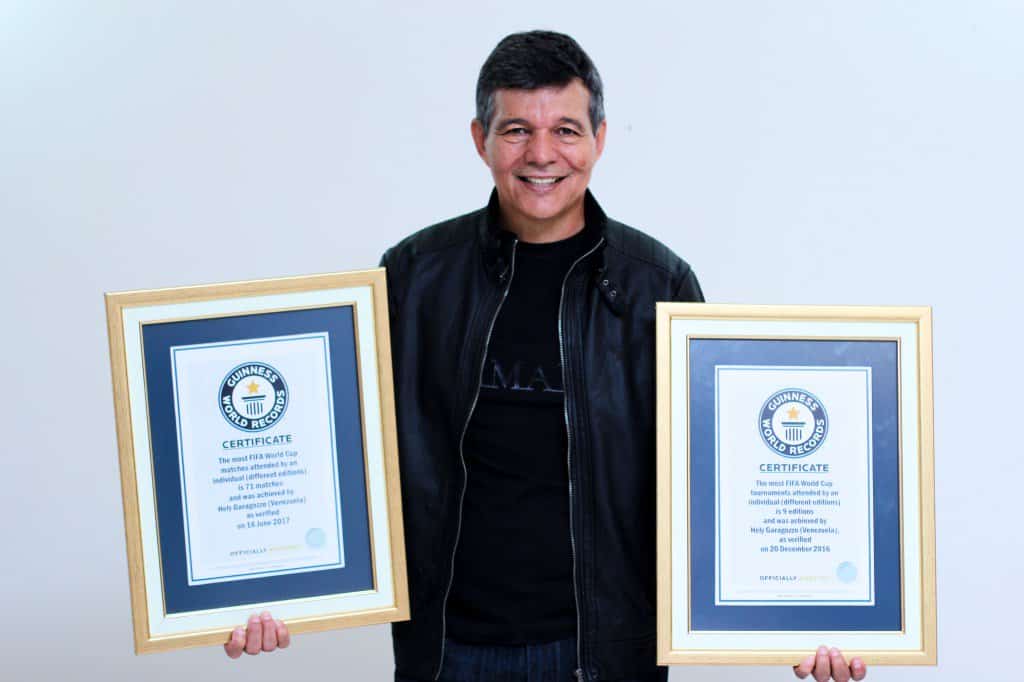 ¿Quién era Hely Garagozzo, el fanático venezolano de los récords Guinness?