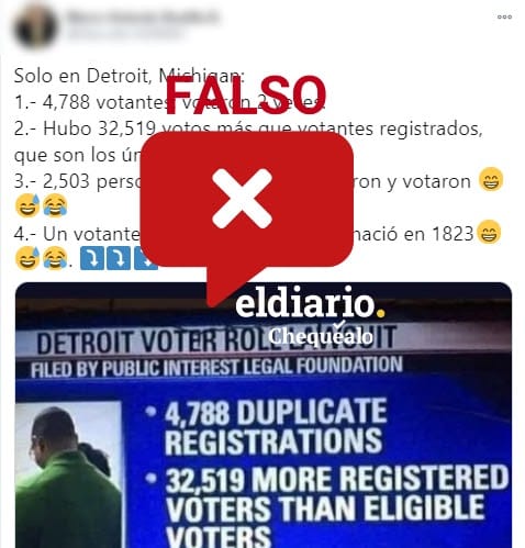 ¿Fox 2 Detroit informó sobre fraude en las elecciones de EE UU?