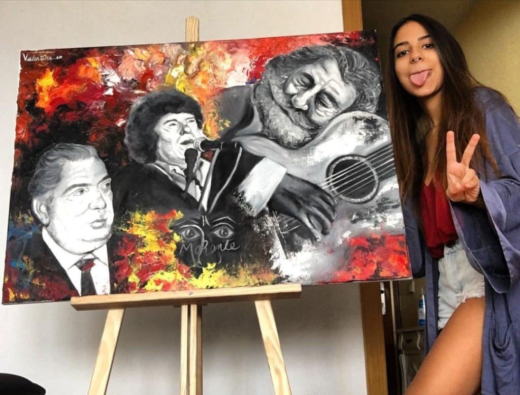 Valentina Giuffrida, la artista venezolana que dejó su “Grito de Roraima” en Madrid