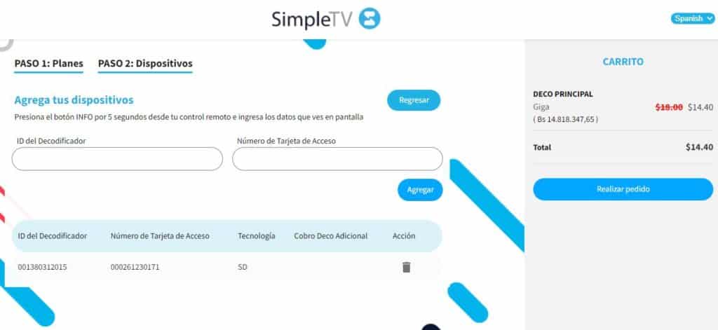 Conozca los pasos para registrarse en Simpletv