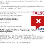 ¿Compartiendo la cadena de María Claudia, la niña que sufre de FOP, podrás ayudarla?