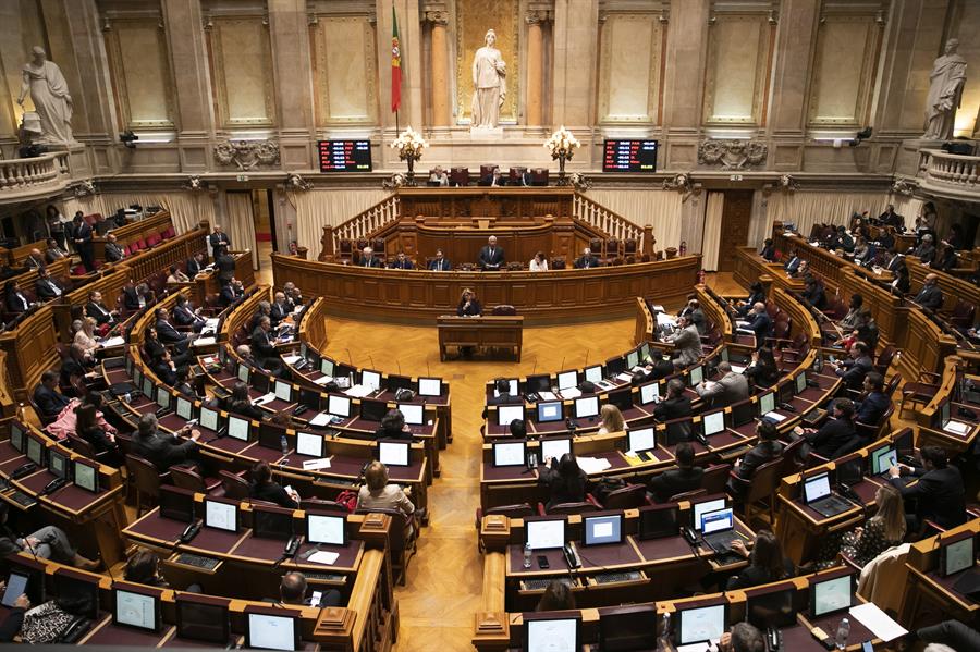 El parlamento de Portugal el viernes 29 de enero