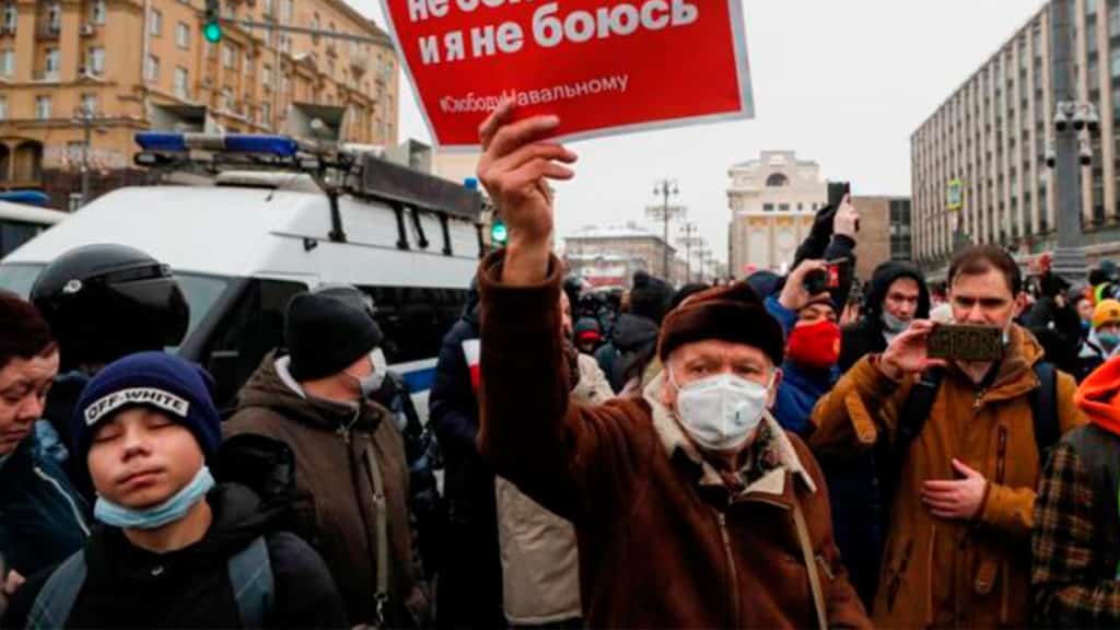 Manifestaciones opositoras en Rusia