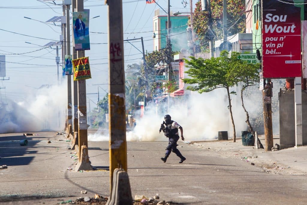 Las imágenes de las protestas en Haití que exigen la renuncia del presidente
