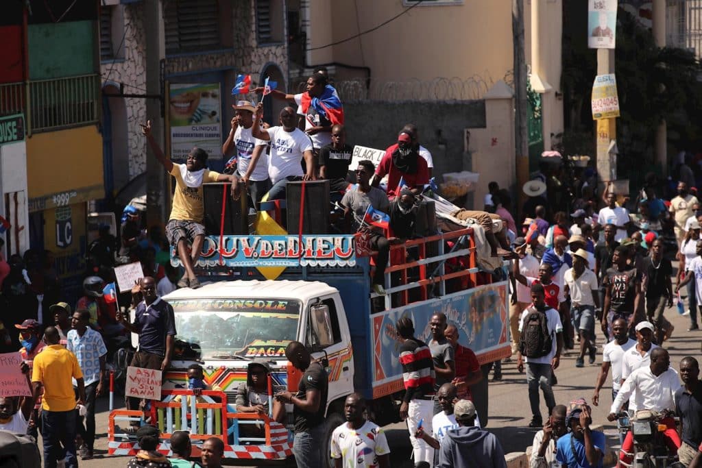 Las imágenes de las protestas en Haití que exigen la renuncia del presidente