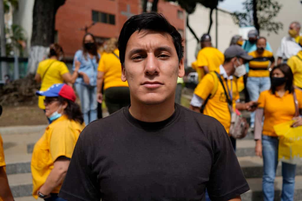 Dilan Estrada, Dirigente Estudiantil de Primero Justicia