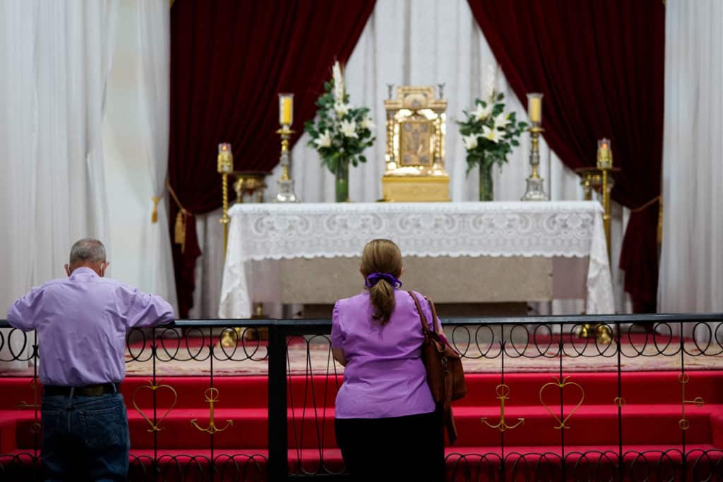Iglesia de Nuestra Señora de Chiquinquirá en Miércoles de Ceniza