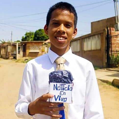 El reportero zuliano de 16 años de edad que sueña con estudiar en Harvard