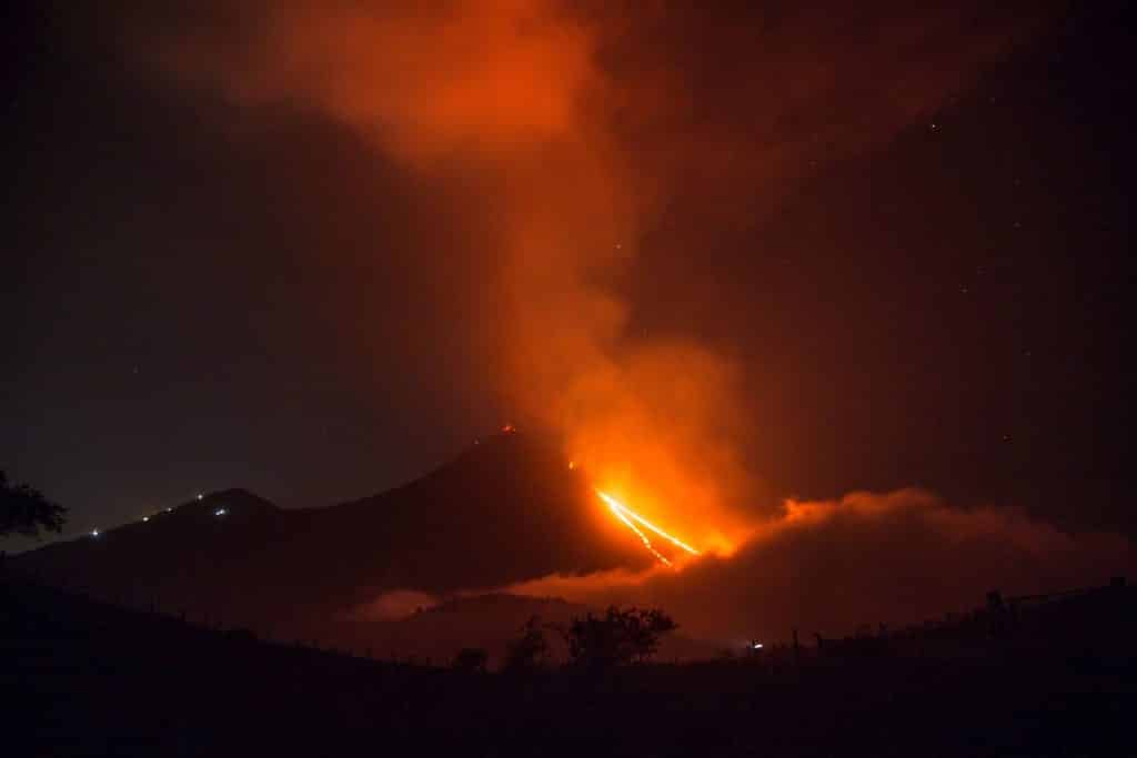 En erupción el volcán de Fuego en Guatemala