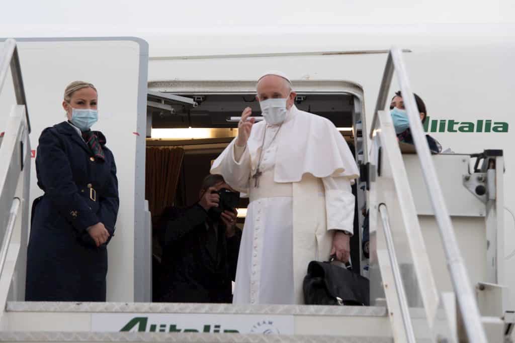 El papa Francisco llegó a Irak este viernes
