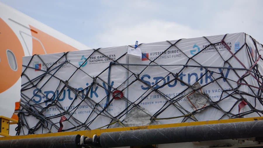 Llegada de la Sputnik V a Venezuela