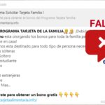 ¿Programa “Tarjeta de la familia” está otorgando bonos a personas necesitadas?