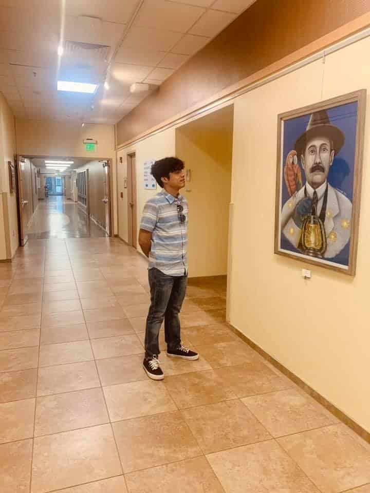 El artista venezolano que plasmó la imagen de José Gregorio Hernández en una clínica de Orlando