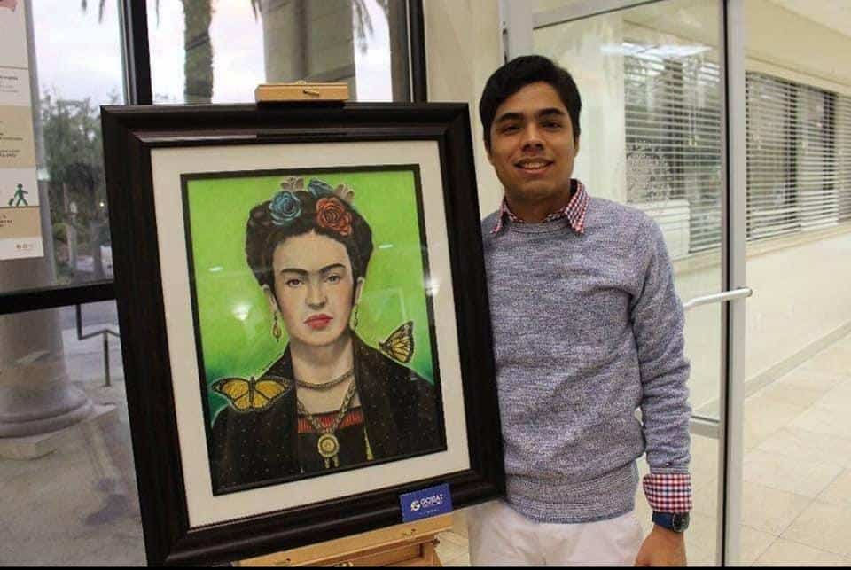 El artista venezolano que plasmó la imagen de José Gregorio Hernández en una clínica de Orlando