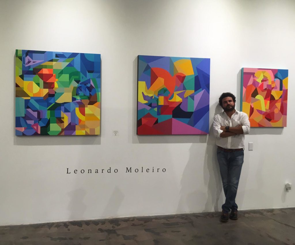Leonardo Moleiro, el artista plástico venezolano que recorre el mundo con su cubismo gráfico
