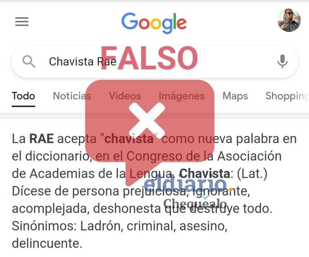 ¿La palabra “chavista” fue aceptada por la Real Academia Española?
