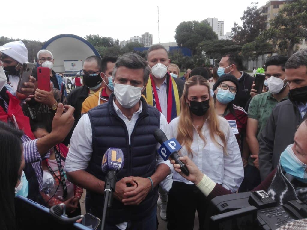 La visita de Leopoldo López a la comunidad venezolana en Perú
