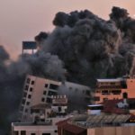 La torre Hanadi albergaba una oficina usada por el grupo militante Hamás.