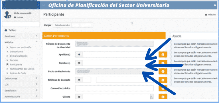Los pasos para el registro en el Sistema Nacional de Ingreso